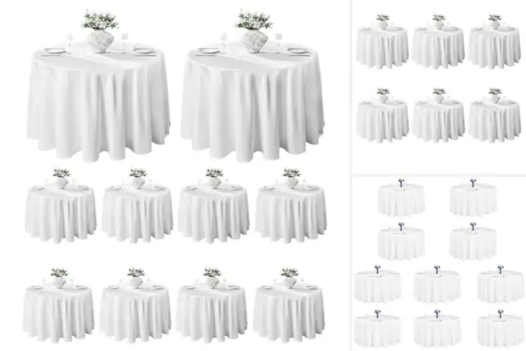 Detailed view of Best 120 Inch Round Tablecloths For 60In Tables
