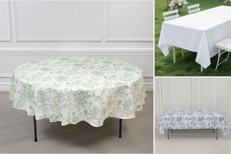 Detailed view of Best 150Gsm Durable Polyester Tablecloths