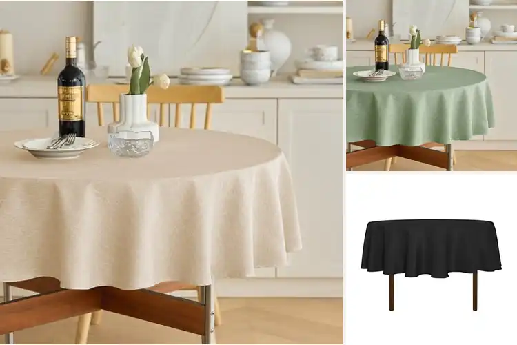 Detailed view of Best 60 Inch Table Tablecloths: Waterproof & Durable Picks