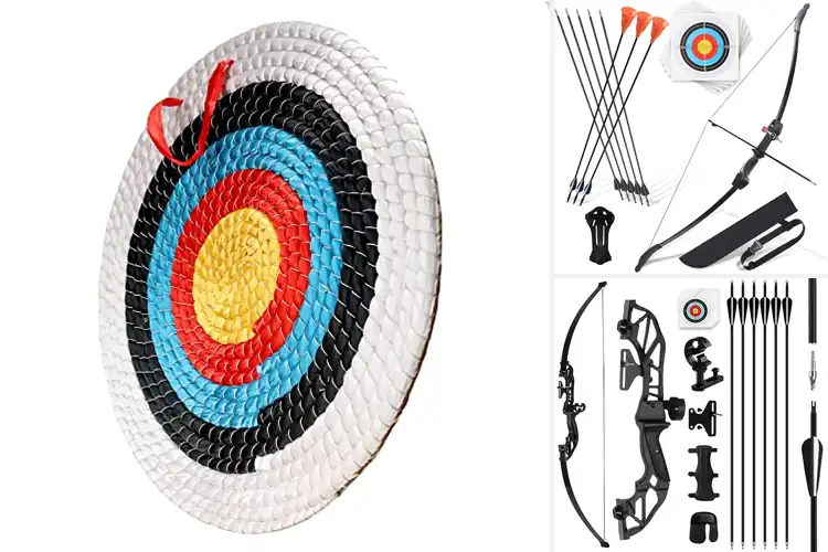 Detailed view of Best Archery Practice Longbows
