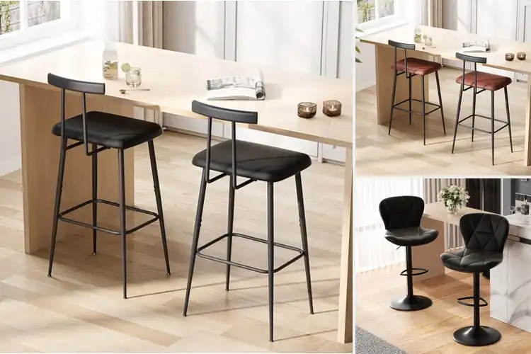 Detailed view of Best Bar Stools With Backrest