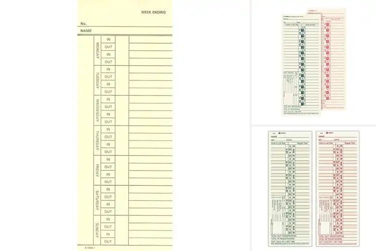 Detailed view of Best Bi Weekly Time Cards