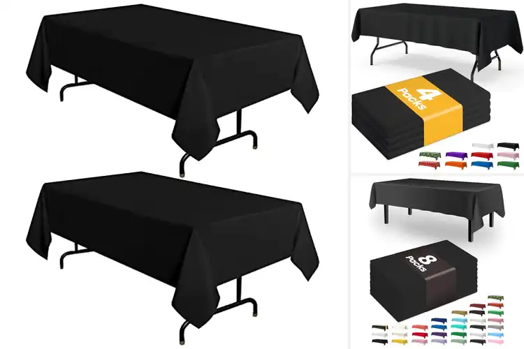 Detailed view of Best Black Tablecloths – Durable, Elegant, Easy to Clean