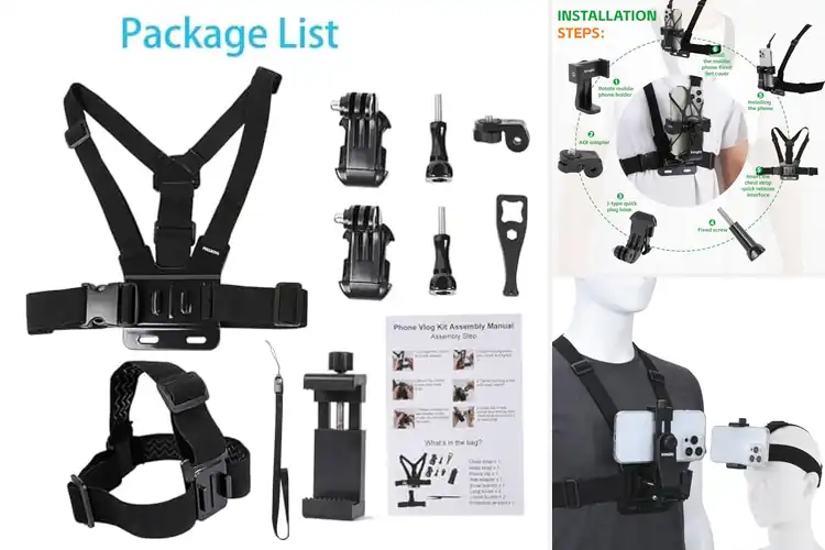 Detailed view of Best Chest Mount Phone Holders