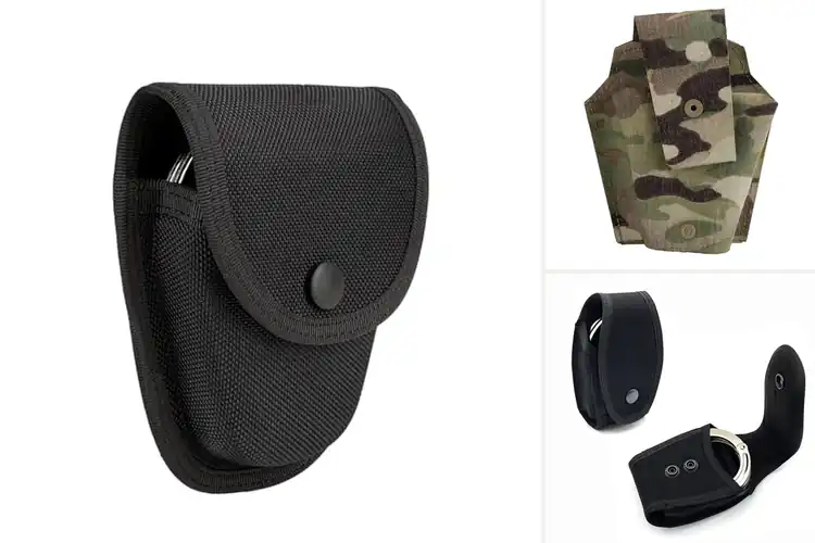Detailed view of Best Closed Top One Hand Operation Cuff Pouch