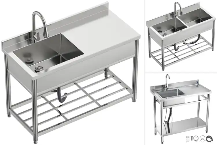Detailed view of Best Commercial Stainless Steel Sinks