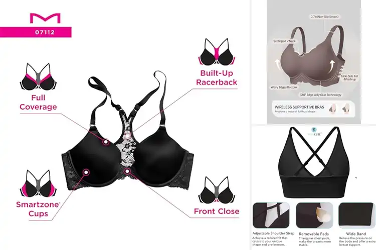 Detailed view of Best Crossback Bras