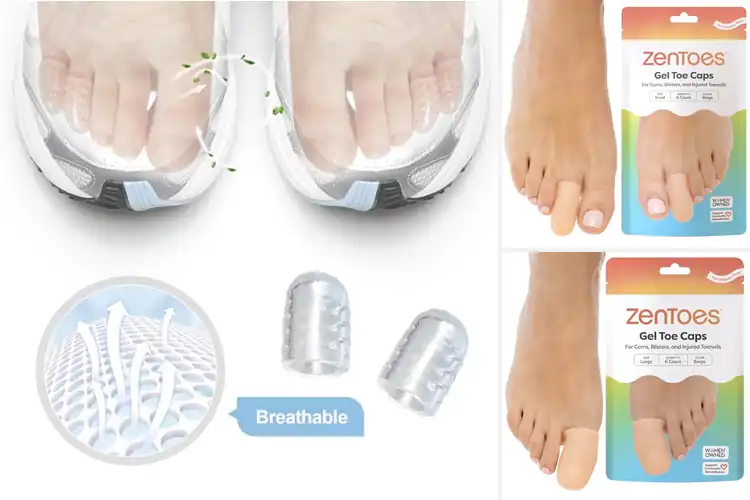 Detailed view of Best Cushioned Toe Protectors for Ultimate Comfort Relief