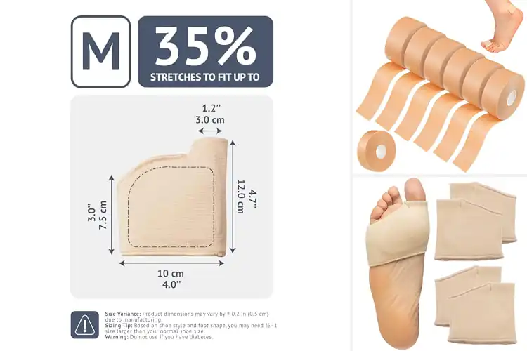 Detailed view of Best Dance Foot Protection