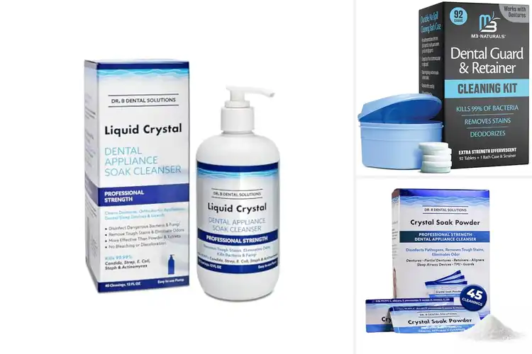 Detailed view of Best Denture Soaking Solutions