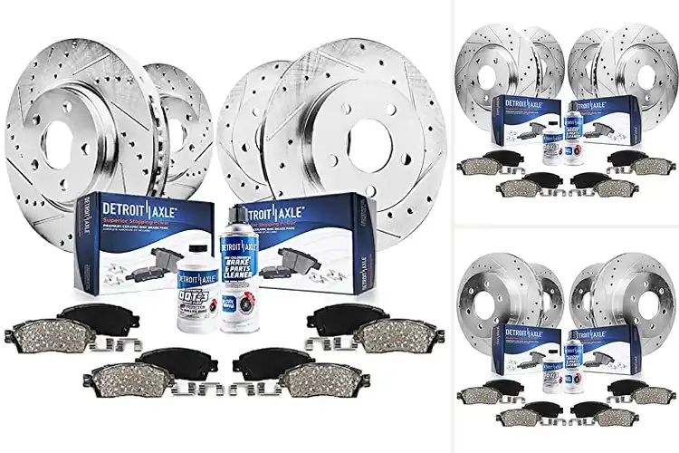 Detailed view of Best Drilled Brake Rotors