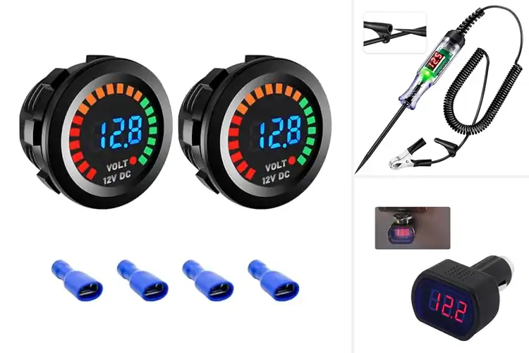 Detailed view of Best Durable Car Voltmeters: Ensure Your Battery’s Health