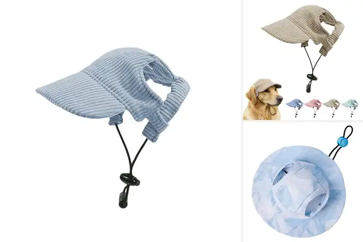 Detailed view of Best Ear Holes Dog Hat For Medium Breeds
