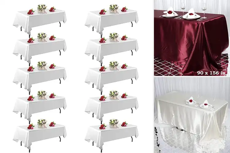 Detailed view of Best Event Tablecloths For Weddings And Receptions