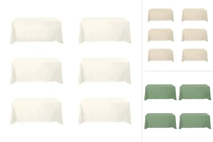 Detailed view of Best Floor Length Drop Tablecloths