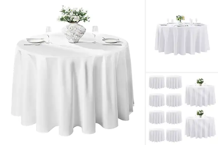 Detailed view of Best Floor Length Tablecloths 120 Inch