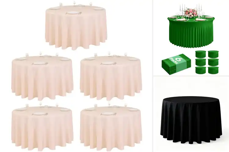 Detailed view of Best Floor Length Tablecloths For 60 Inch Tables