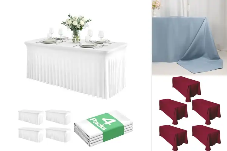Detailed view of Best Floor Length Tablecloths For Formal Decor