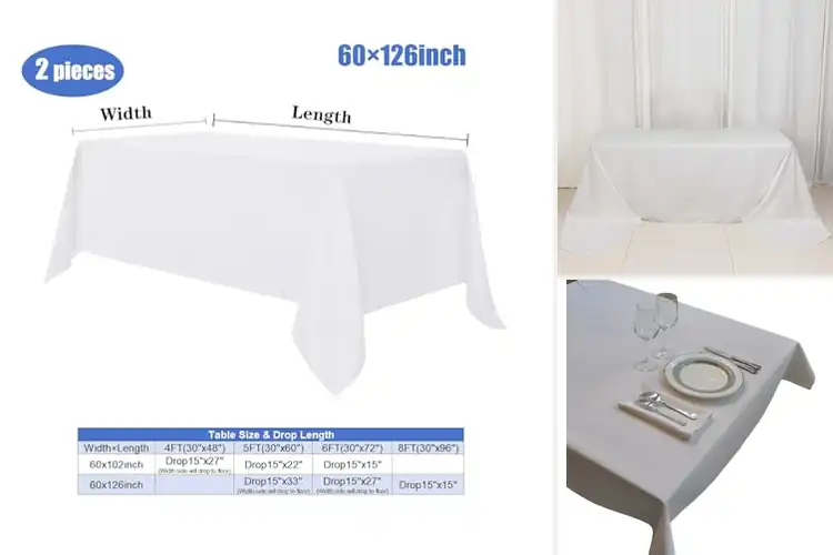 Detailed view of Best Hemmed Edges Commercial Grade Tablecloths