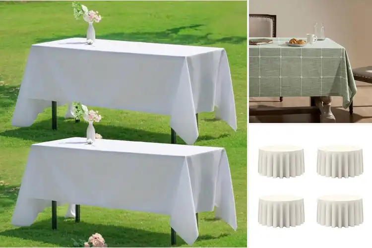 Detailed view of Best Hemmed Tablecloths for Elegant, Durable Dining