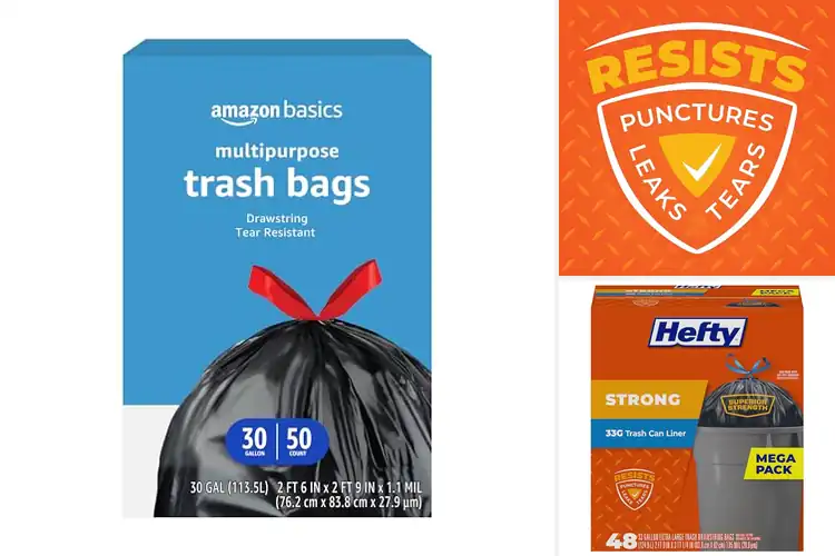 Detailed view of Best Large Garbage Bags