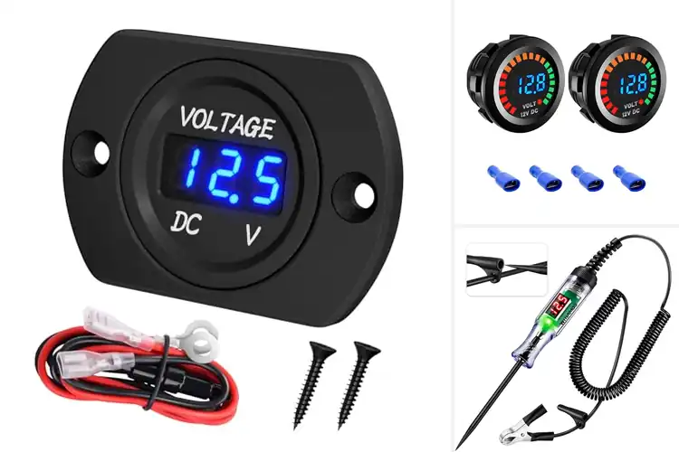 Detailed view of Best LED Car Voltmeters