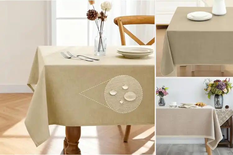 Detailed view of Best Matte Finish Tablecloths For Elegant Look