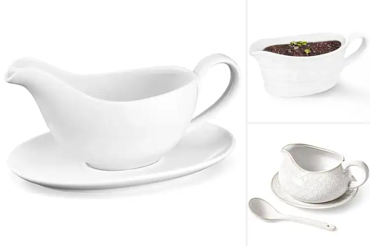 Detailed view of Best Microwave Safe Gravy Boats