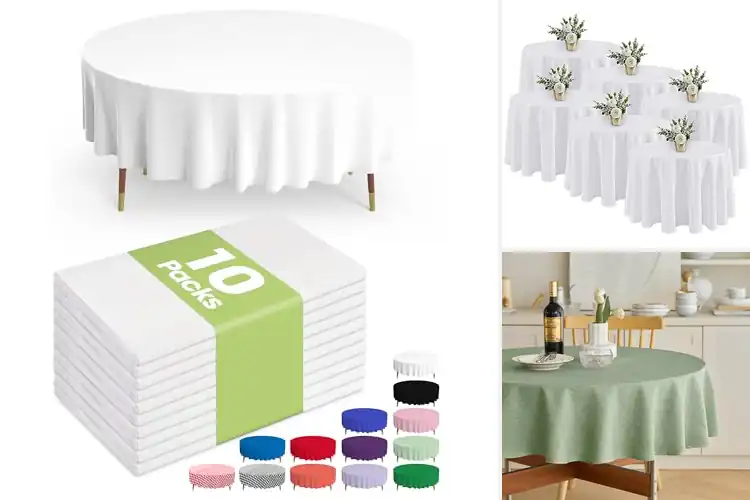 Detailed view of Best Round Tablecloths