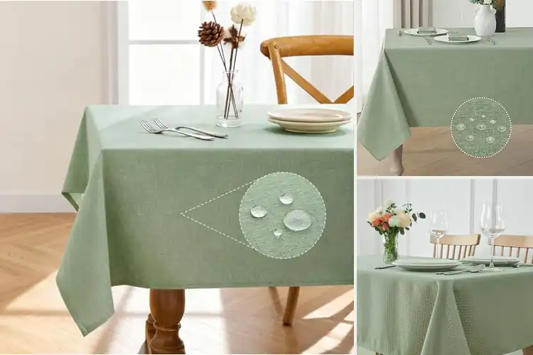 Detailed view of Best Spill Resistant Tablecloths For Dining