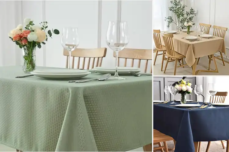 Detailed view of Best Spill Resistant Tablecloths For Dinner Events