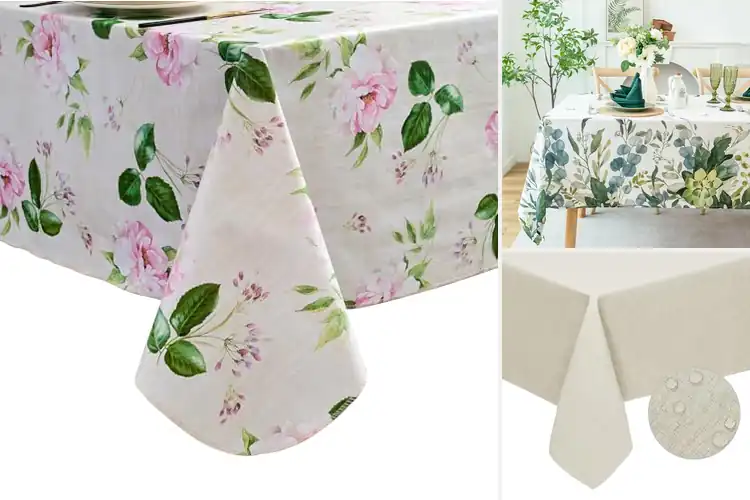 Detailed view of Best Stain Resistant Easy Clean Tablecloths