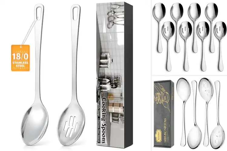 Detailed view of Best Stainless Steel Serving Spoons