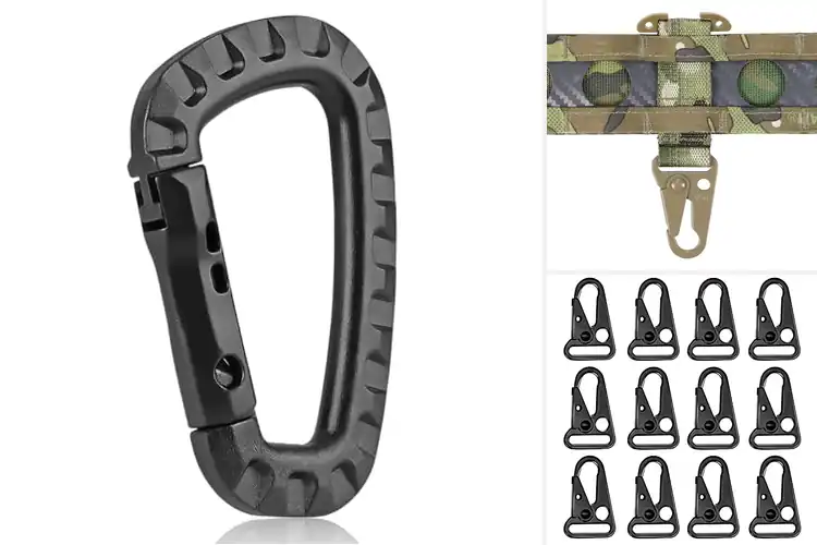 Detailed view of Best Tactical Carabiner Hooks for Secure Gear Access