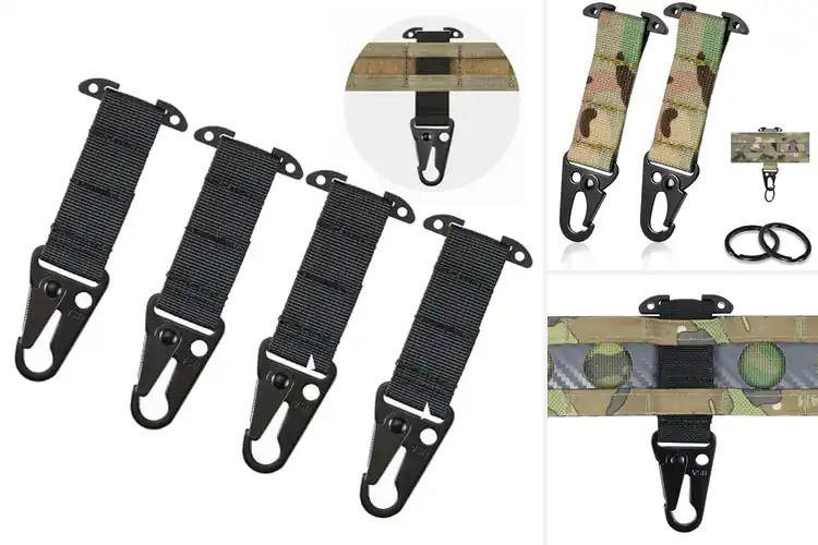 Detailed view of Best Tactical Molle Clips