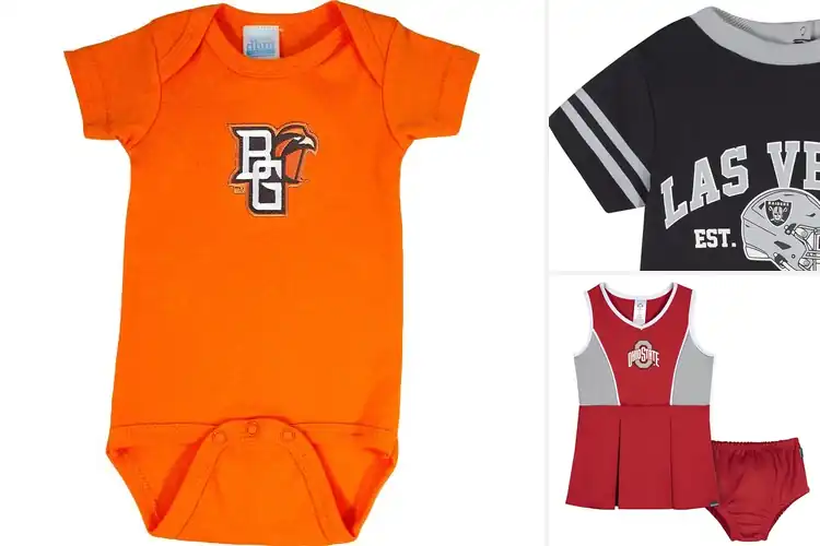 Detailed view of Best Team Spirit Baby Clothes