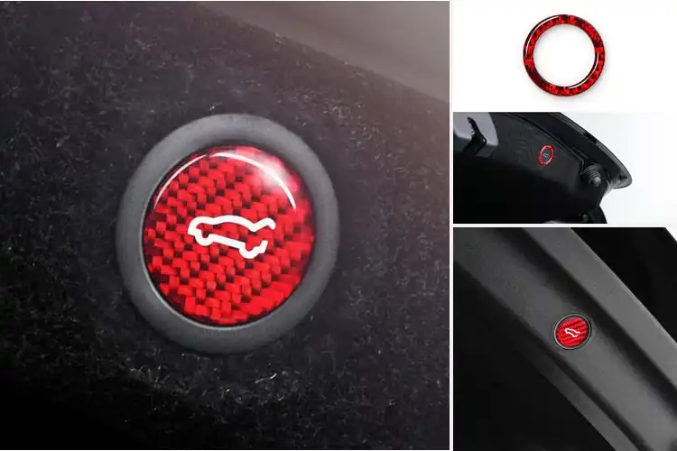 Detailed view of Best Tesla Trunk Switch Stickers
