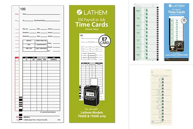 Detailed view of Best Time Clock Cards For Payroll
