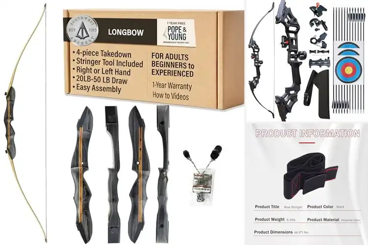Detailed view of Best User Friendly Takedown Longbows