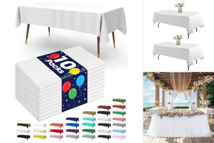 Detailed view of Best Versatile Tablecloths For Weddings Buffets