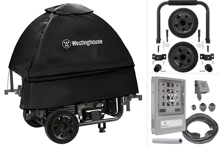 Detailed view of Best Westinghouse Generator Components