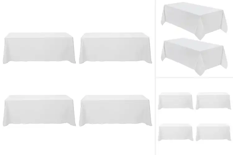 Detailed view of Best Wrinkle Resistant Floor Length Table Covers