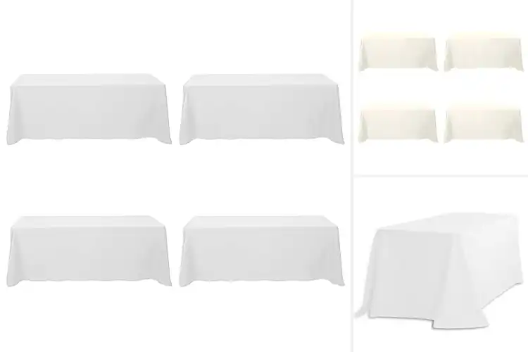 Detailed view of Best Wrinkle Resistant Floor Length Tablecloths