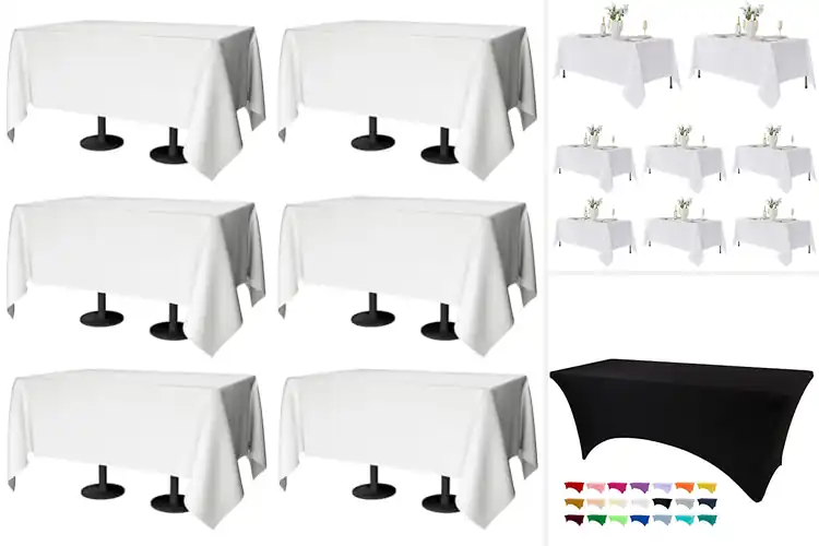 Detailed view of Best Wrinkle Resistant Tablecloths For Events