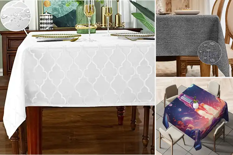 Detailed view of Best Wrinkle Resistant Tablecloths For Launch